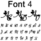 Personalized Initial Name Earrings Exquisite Stainless Steel Customized Earrings Commemorative Gift for Mom and Women's Friends-Serilas