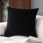 Pillow Cover Cut Velvet Geometric Creative Decoration Cushion Cover 45x45-Serilas