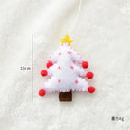 Christmas Tree Snowflake Gift Decoration Pendant Wool Felt Gingerbread Handmade DIY Accessories Christmas New Year Decoration-Serilas