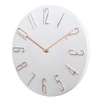 Wall clock living room household hanging fashion clock light luxury modern simple creative hanging wall ultra-quiet minimalist-Serilas