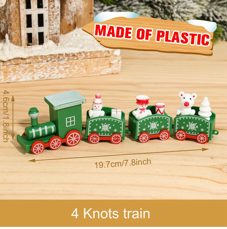 Christmas Train Merry Christmas Decorations For Home 2025 Cristmas Ornament Xmas Navidad Noel Gifts Happy New Year 2026 Gifts-Serilas