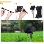 LED Solar Light String 8 Functions Outdoor Waterproof Lawn Starry Sky Christmas Garden Courtyard Decoration Atmosphere Lights-Serilas
