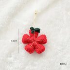 Christmas Tree Snowflake Gift Decoration Pendant Wool Felt Gingerbread Handmade DIY Accessories Christmas New Year Decoration-Serilas