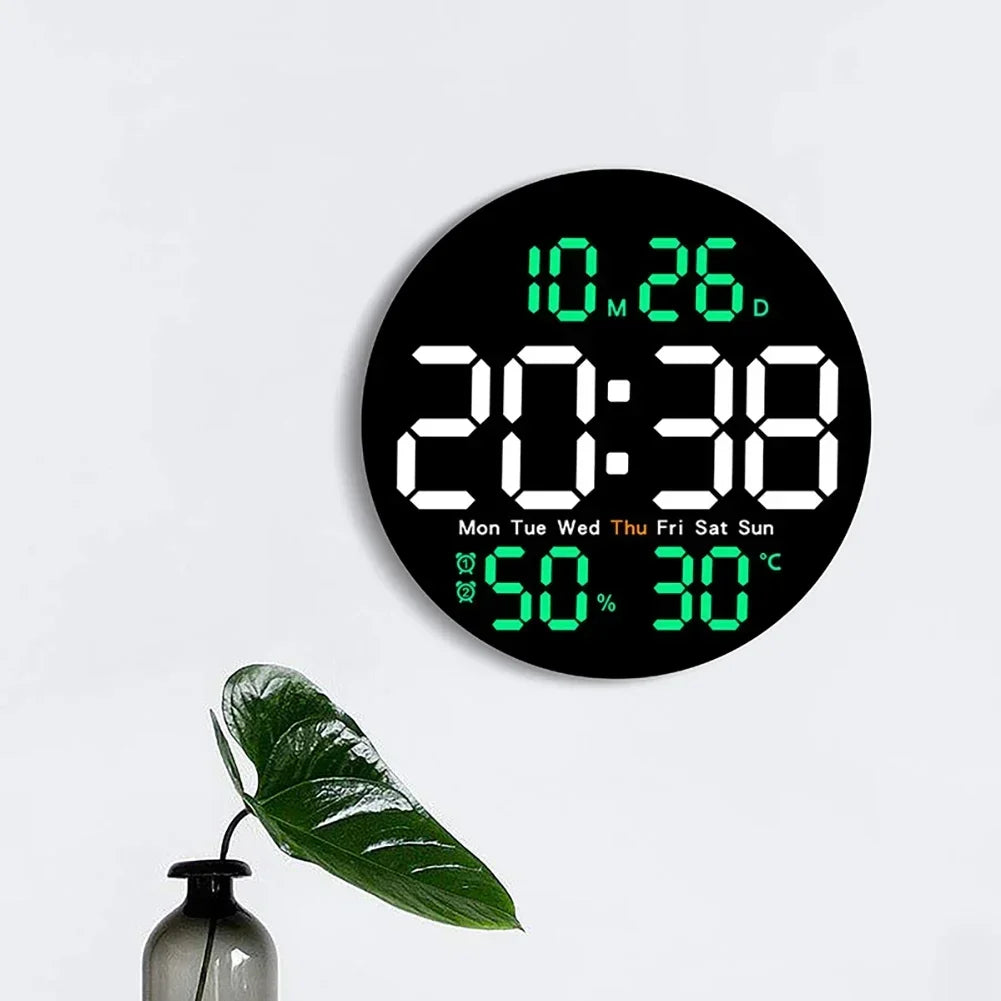 Digital Wall Clocks Large Screen With Timing Countdown Function Clocks For Home Bedroom Living Room Office Home Decoration-Serilas