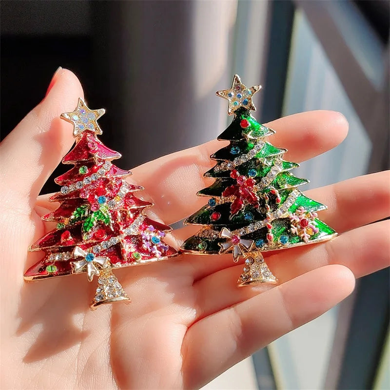 Fashionable Christmas Wreath Decoration Corsage ,31 Styles To Choose From Versatile Brooch, ,ideal Choice for Gifts-Serilas