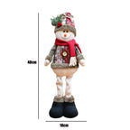 Christmas Decoration Doll Xmas Santa Elk Snowman 18" Soft Flannel Ornaments Home Festive Party Xmas Tree Exquisite Decor Gift-Serilas
