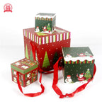 Christmas Gift Boxes Outdoor Present Decoration Under The Tree Package For Indoor Holiday Party Wedding Home Ornament Decor-Serilas