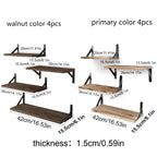 Floating Shelves for Wall,Bookshelves?Wall Mounted Wood Shelf for Living Room, Bathroom, Bedroom, Kitchen, Home Decor-Serilas