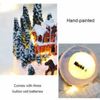 Christmas Decorations  LED Night Lights Luminous Micro Landscape House Children's Creative Gift Christmas New Year Ornaments-Serilas