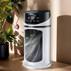 Portable AC Fan Cooler Fan Portable Air Conditioners Personal Evaporative Space Cooler with Timer Quiet Humidifier for Travel-Serilas