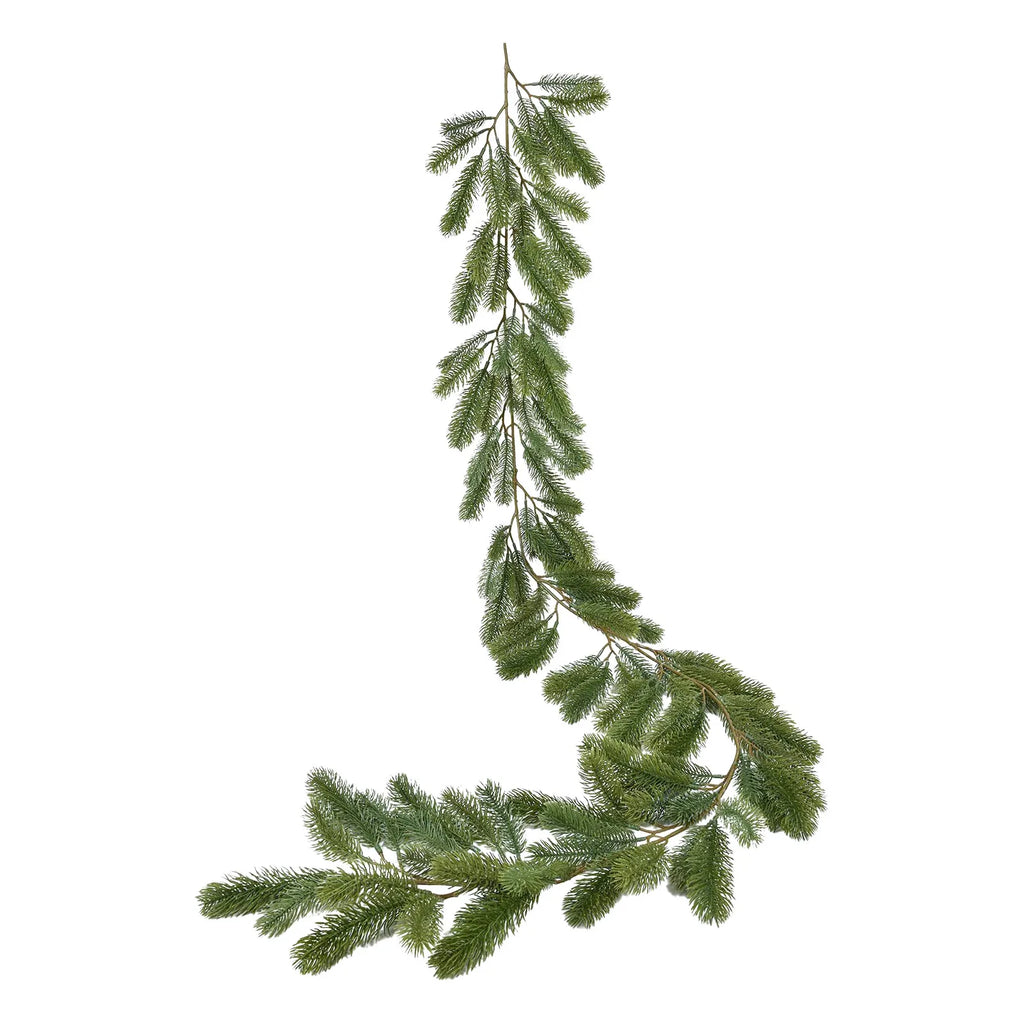 Christmas Garland Artificial Pine Garland For Outdoor Or Indoor Garden Green Fireplaces Holiday Party Decorations 1.8/1.9/2.7m-Serilas