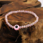 Multicolor Crystal Beaded Elastic Bracelets for Women Boho Jewelry Evil Eye Charm Bracelet Female Girl Gifts Wholesale-Serilas