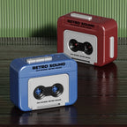 Mini Retro Recorder Keychain Can Record And Play Music Fun Music Box Pendant Personalized Couple Gift For Girlfriend New 2025-Serilas