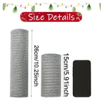 Christmas Tree Decorations Ribbon Mesh Ribbon for Wreath Bow Garland 2025 Christmas Decor Home Decor Gifts Navidad New Year 2026-Serilas