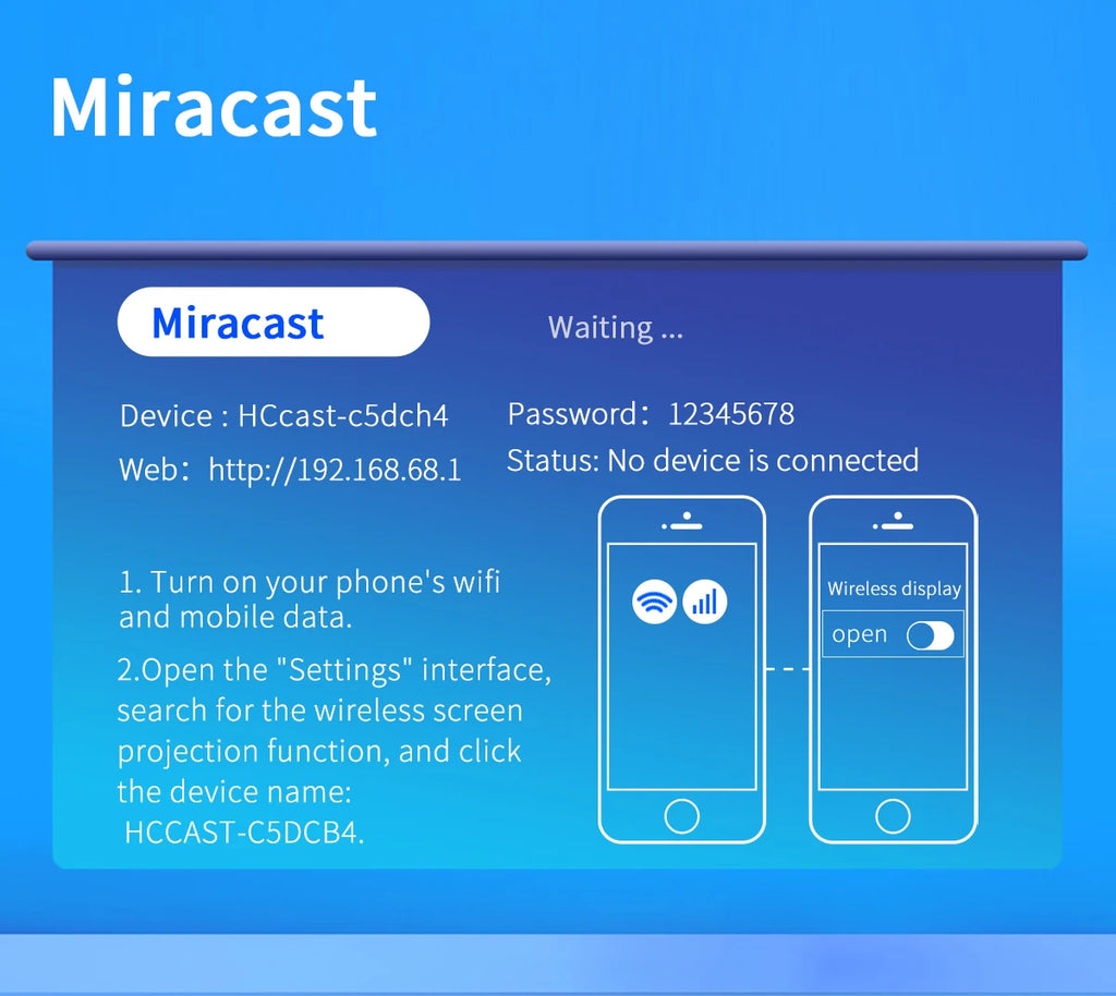 Smart Projector WIFI Mini Portable Home Theater Mobile Phone Same Screen Projector Support 4K LED Home Video Projector &Speaker-Serilas