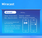 Smart Projector WIFI Mini Portable Home Theater Mobile Phone Same Screen Projector Support 4K LED Home Video Projector &Speaker-Serilas