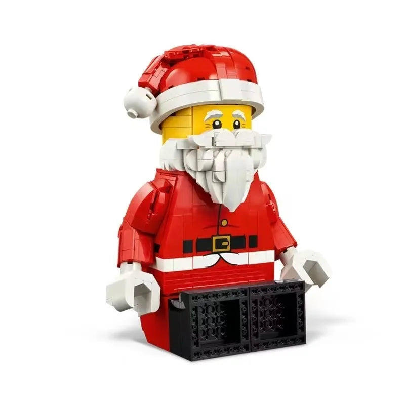 Christmas Gifts New 761pcs Up-Scaled Santa Claus Man Fit 40820 Building Blocks Birthday Fun Holiday Decorations-Serilas