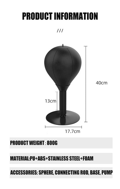 ReflexPunch™ Stress Relief Boxing Speed Bag Trainer