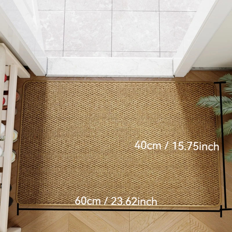 Outdoor Rugs Faux Jute Doormat Effortless Style Durability Every Entrance Floor Carpet Multi-Size 40x60cm/50x80cm/80x120cm-Serilas