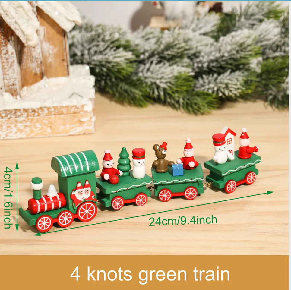 Christmas Train Merry Christmas Decorations For Home 2025 Cristmas Ornament Xmas Navidad Noel Gifts Happy New Year 2026 Gifts-Serilas