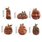 Artificial Pumpkin Statue for Garden Decoration, Pumpkin Face, Monster, Party Decoration, Expression-Serilas