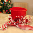 Christmas Celebration Red Holiday Decoration Great Holiday Centerpiece Sturdy Cloth Material For Holiday Table-Serilas