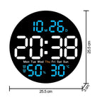 Digital Wall Clocks Large Screen With Timing Countdown Function Clocks For Home Bedroom Living Room Office Home Decoration-Serilas