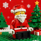 Christmas Gifts New 761pcs Up-Scaled Santa Claus Man Fit 40820 Building Blocks Birthday Fun Holiday Decorations-Serilas