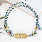 Lucky Eye Copper Enamel Turkish Evil Eye Charm Bracelet DIY Adjustable Rope Chain Bracelet for Women Men Girls Fashion Jewelry-Serilas