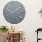 Wall clock living room household hanging fashion clock light luxury modern simple creative hanging wall ultra-quiet minimalist-Serilas