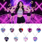 Gabby Dollhouse Heart Necklace Colorful Beaded Bracelet Cute Cartoon Anime Cosplay Jewelry Accessories Kids Girls Birthday Gift-Serilas