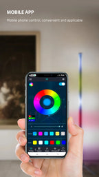 RGB LED Floor Lamp Remote APP Control Music Sync Corner Mood Lighting Smart Modern Mood Standing Lights for Bedroom Living Room-Serilas