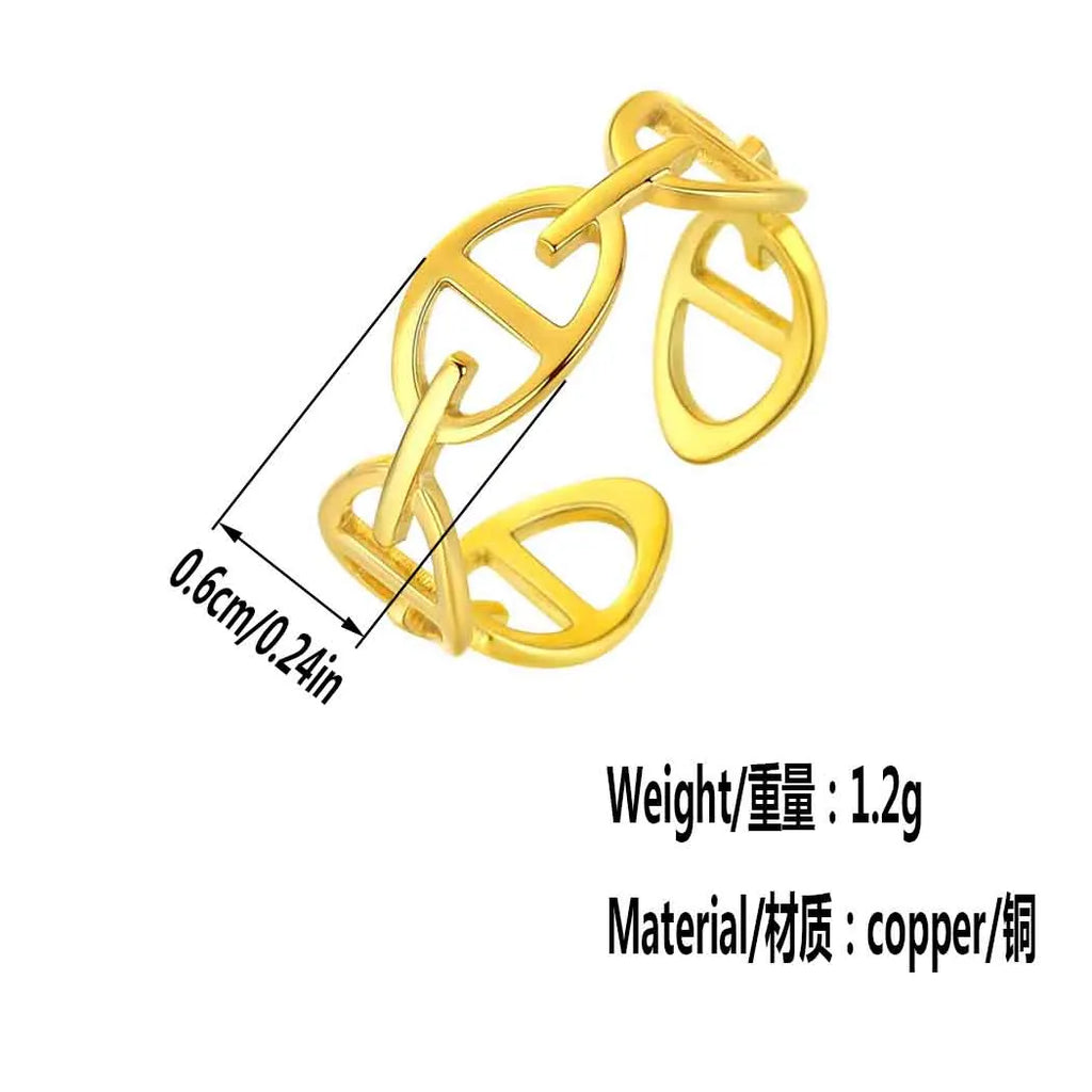 Cxwind Laser Engraved Stainless Steel Ring Infinity Ring Minimalist Ring, Dainty Knot Ring Personalized Jewelry Birthday Gift-Serilas