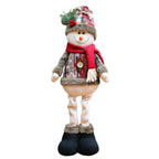 Christmas Decoration Doll Xmas Santa Elk Snowman 18" Soft Flannel Ornaments Home Festive Party Xmas Tree Exquisite Decor Gift-Serilas