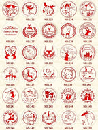 Ornament wreath Name Wedding Customized Wax Stamp Initial stamp,DIY Ancient Seal Retro Stamp,Personalized designVintage Wax Seal-Serilas