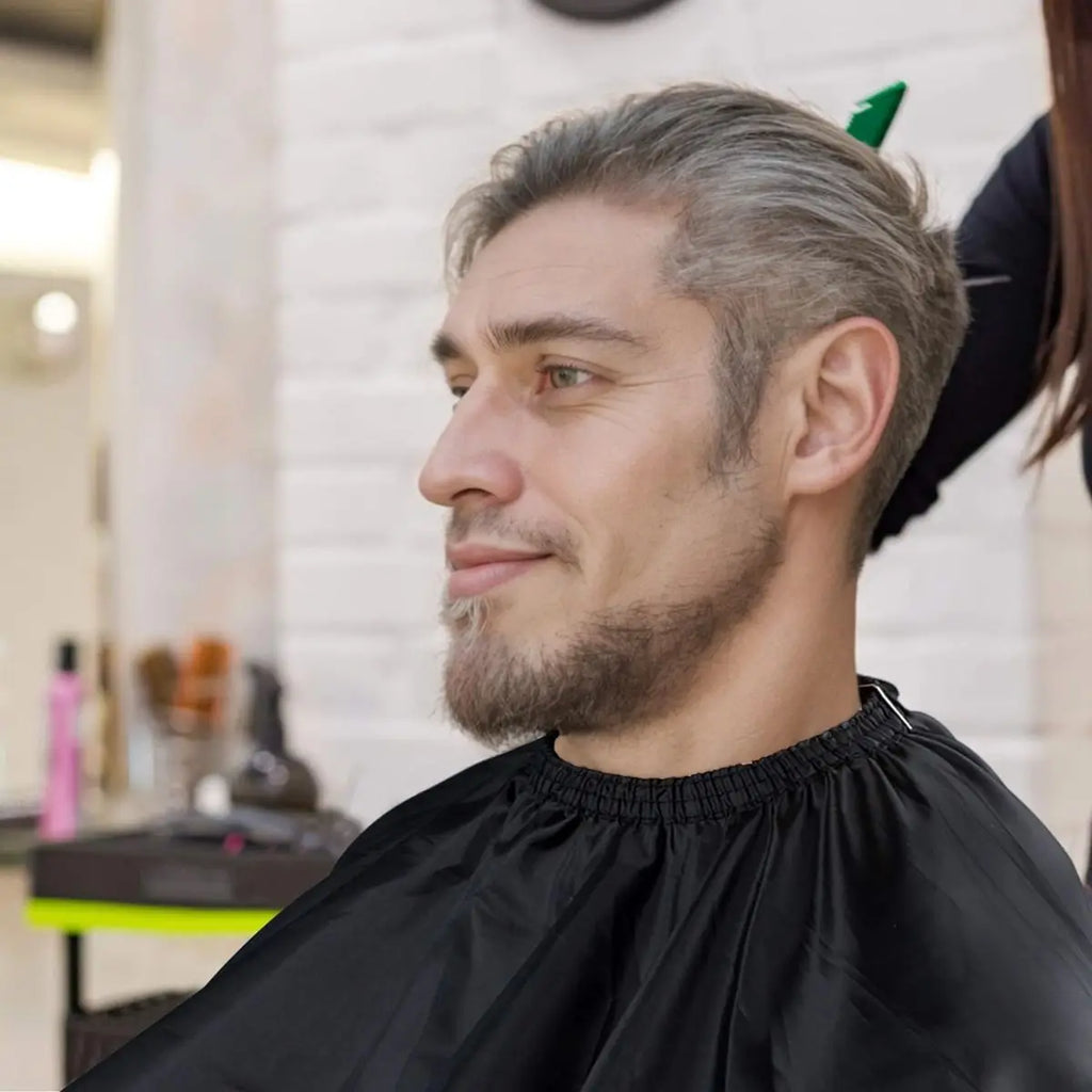 Black Salon Barber Cape for Men Women Hair Cutting Cape Hairdressing Cape Hair Cut Apron Hair Shampoo Dye  Tools Accessories-Serilas