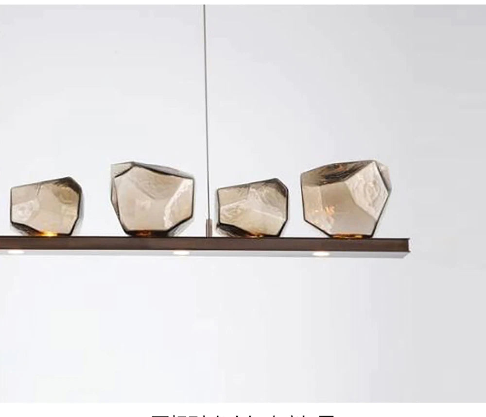 RockLume™ Modern Glass Pendant Chandelier