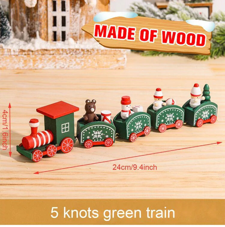 Christmas Train Merry Christmas Decorations For Home 2025 Cristmas Ornament Xmas Navidad Noel Gifts Happy New Year 2026 Gifts-Serilas