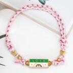 Lucky Eye Copper Enamel Turkish Evil Eye Charm Bracelet DIY Adjustable Rope Chain Bracelet for Women Men Girls Fashion Jewelry-Serilas