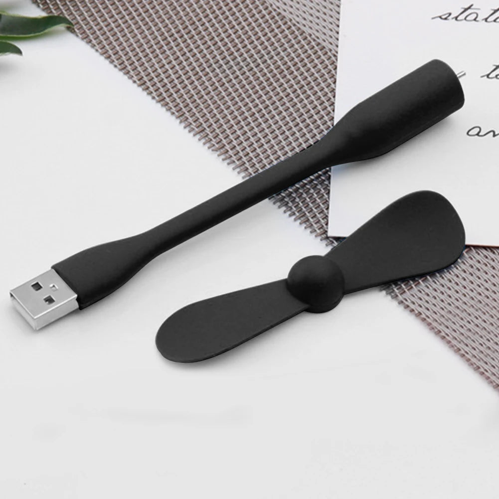 Flexible Portable Mini Fan for Power Bank Notebook Computer Summer Travel Cooling Cooler Mobile Phone USB Gadgets Fans-Serilas