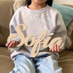 1pc Personalized Custom Name Wooden Signs   Decor Wedding Letters Ornaments Wall Decor Housewarming Gifts-Serilas