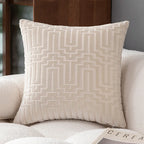 Pillow Cover Cut Velvet Geometric Creative Decoration Cushion Cover 45x45-Serilas
