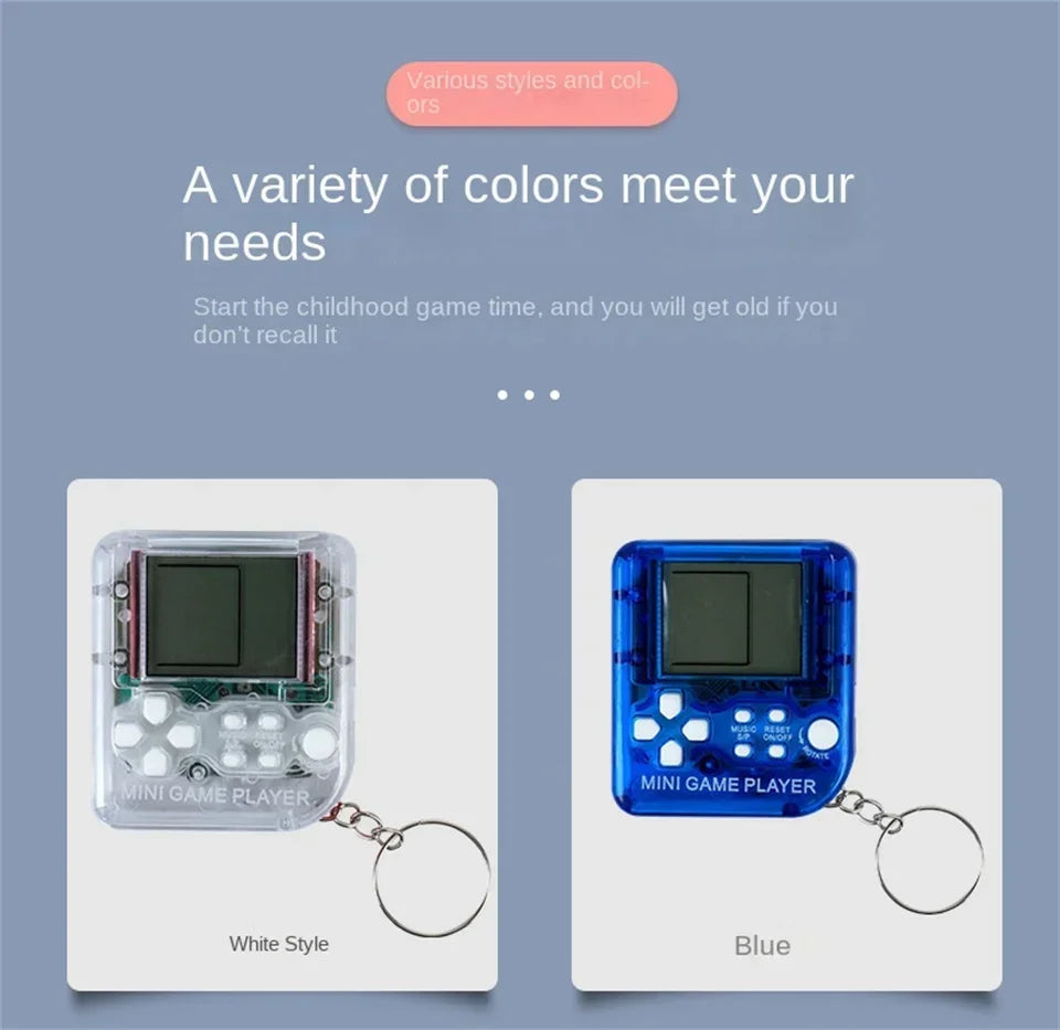 Retro Mini Handheld Game Players Classic Electronic Games Hand Held Console Game Child Puzzle Gaming Console Toys Gift-Serilas