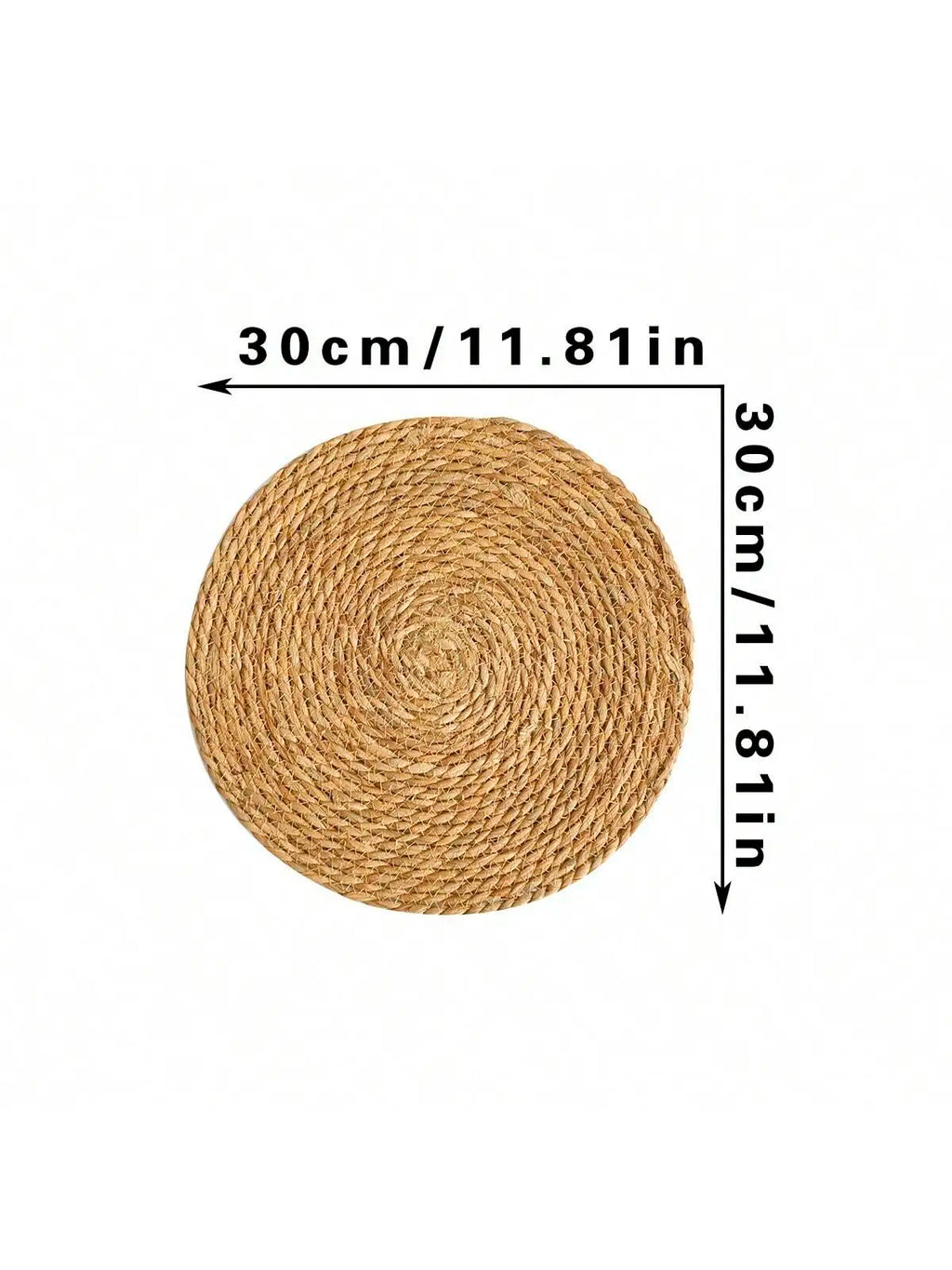 Hanging Woven Cloth Wall Basket Handmade Decorative Rustic Boho Wall Baskets Decor Home Farmhouse Wicker Round Seagrass Baskets-Serilas