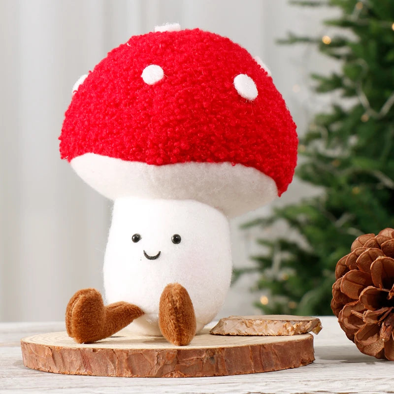 Christmas Decorations Christmas Tree Wreath Cake Wreath Shaped Plush Doll Ornament Holiday Decoration Home Decor for Christmas-Serilas