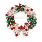 Fashionable Christmas Wreath Decoration Corsage ,31 Styles To Choose From Versatile Brooch, ,ideal Choice for Gifts-Serilas
