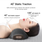 Electric Neck Massager Pillow Cervical Stretcher Heating Vibration Massage Back Traction Orthopedic Sleeping Pillows Support-Serilas