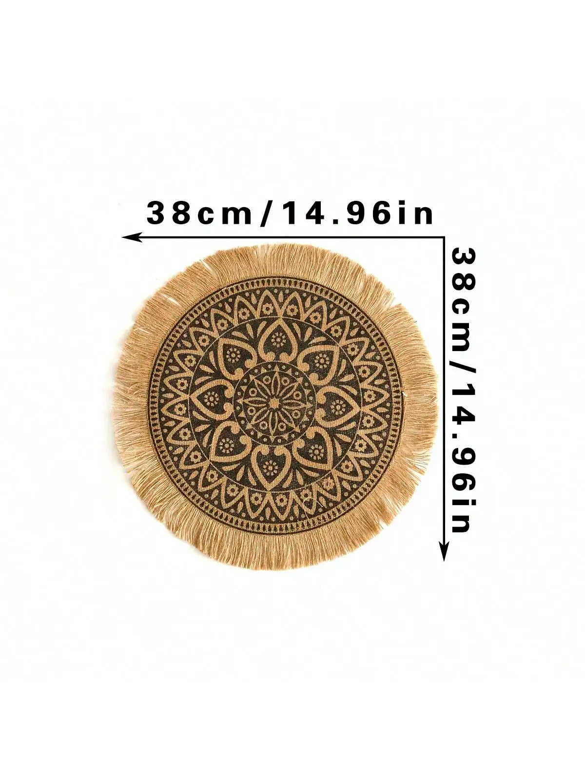 Hanging Woven Cloth Wall Basket Handmade Decorative Rustic Boho Wall Baskets Decor Home Farmhouse Wicker Round Seagrass Baskets-Serilas