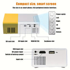 LED Home Theater Projector Small portable outdoor projector 300 lumens Home Theater Outdoor camping office meeting-Serilas